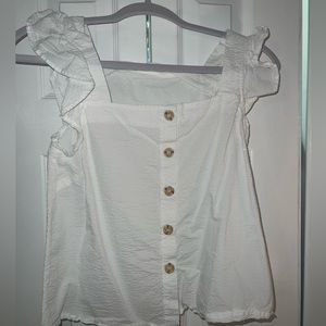 Boutique white tank top.